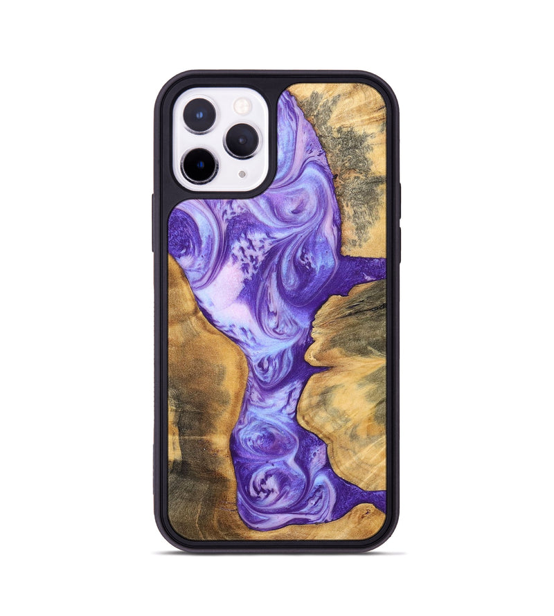 iPhone 11 Pro Wood+Resin Phone Case - Frieda (Mosaic, 698899)