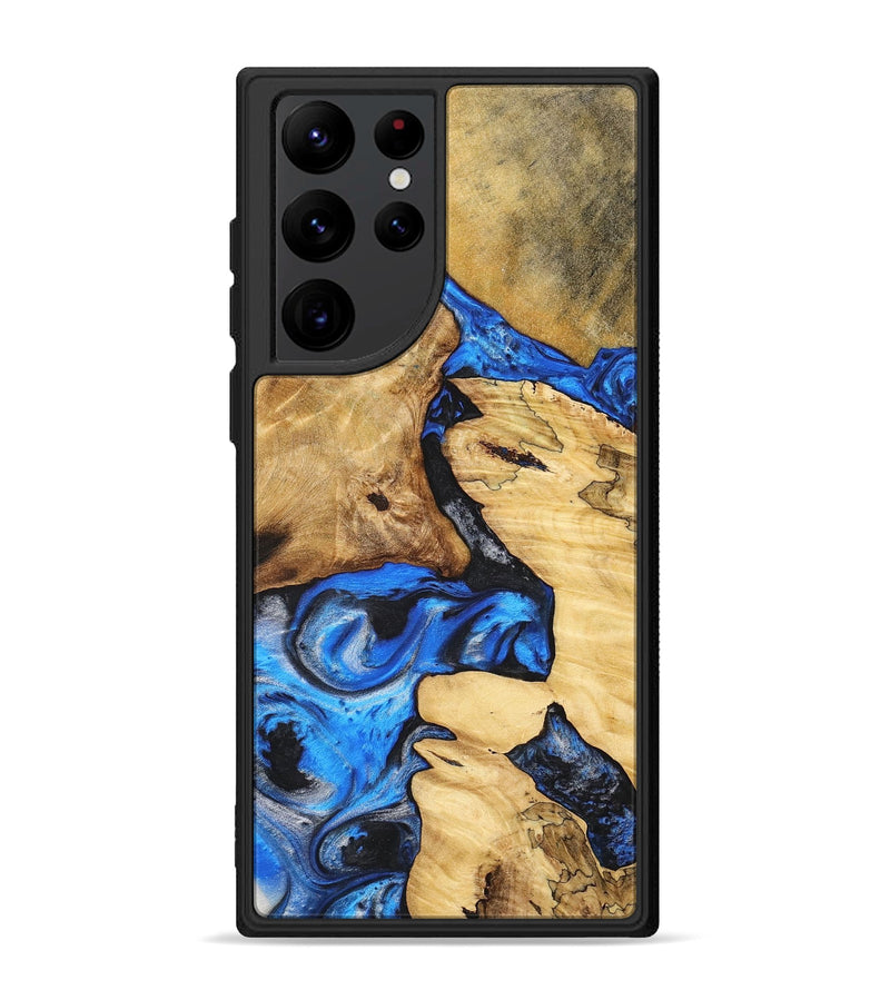 Galaxy S22 Ultra Wood+Resin Phone Case - Talia (Mosaic, 698900)
