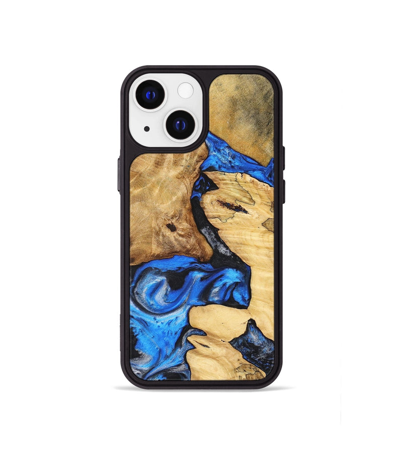 iPhone 13 mini Wood+Resin Phone Case - Talia (Mosaic, 698900)