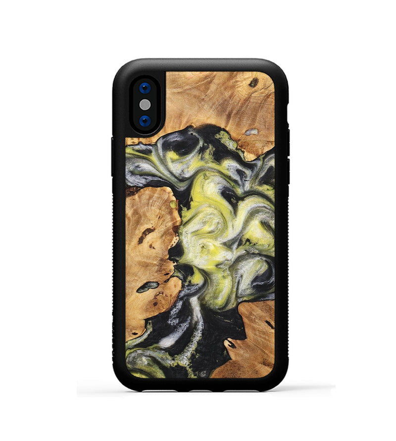 iPhone Xs Wood+Resin Phone Case - Seth (Mosaic, 698901)