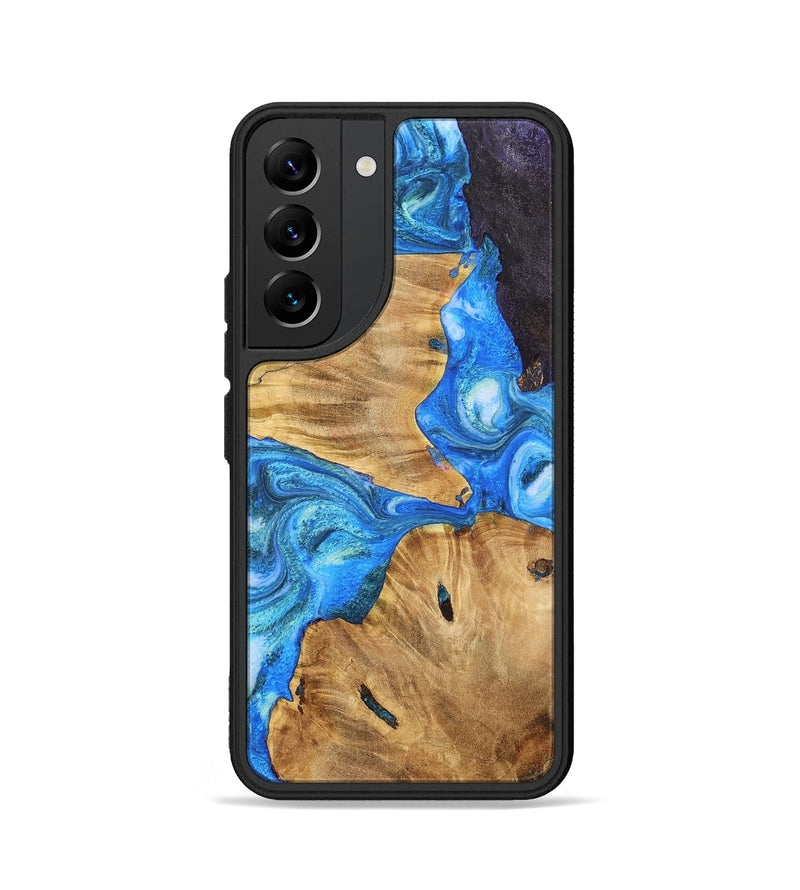 Galaxy S22 Wood+Resin Phone Case - Gregory (Mosaic, 698904)