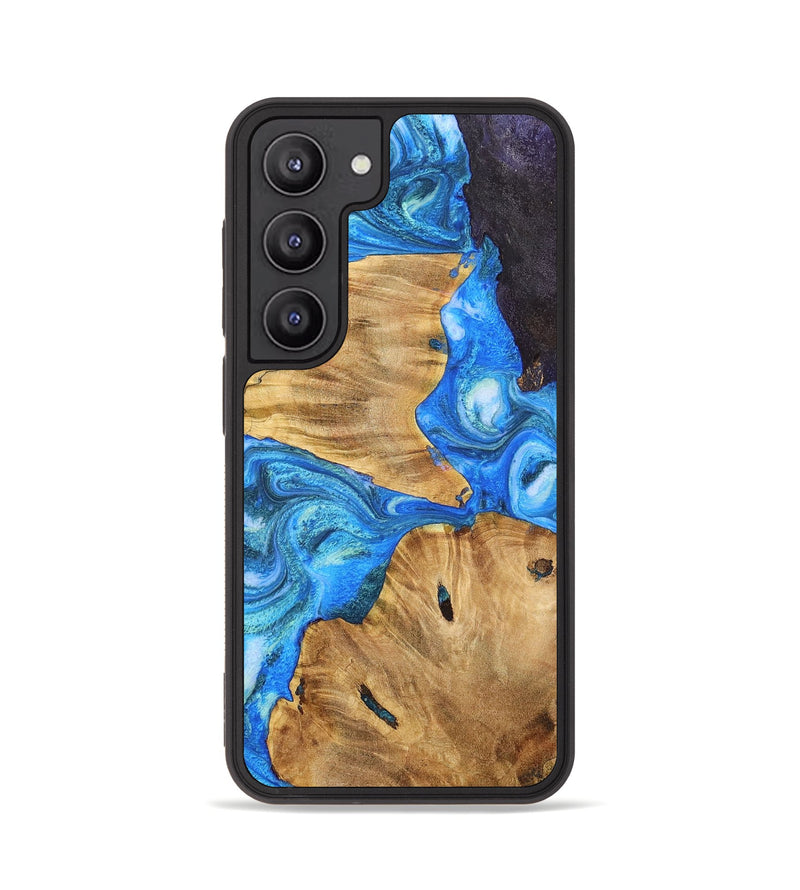 Galaxy S23 Wood+Resin Phone Case - Gregory (Mosaic, 698904)