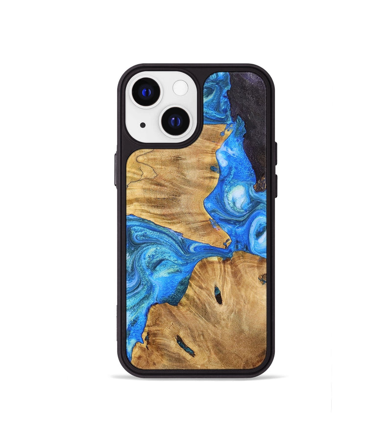 iPhone 13 mini Wood+Resin Phone Case - Gregory (Mosaic, 698904)