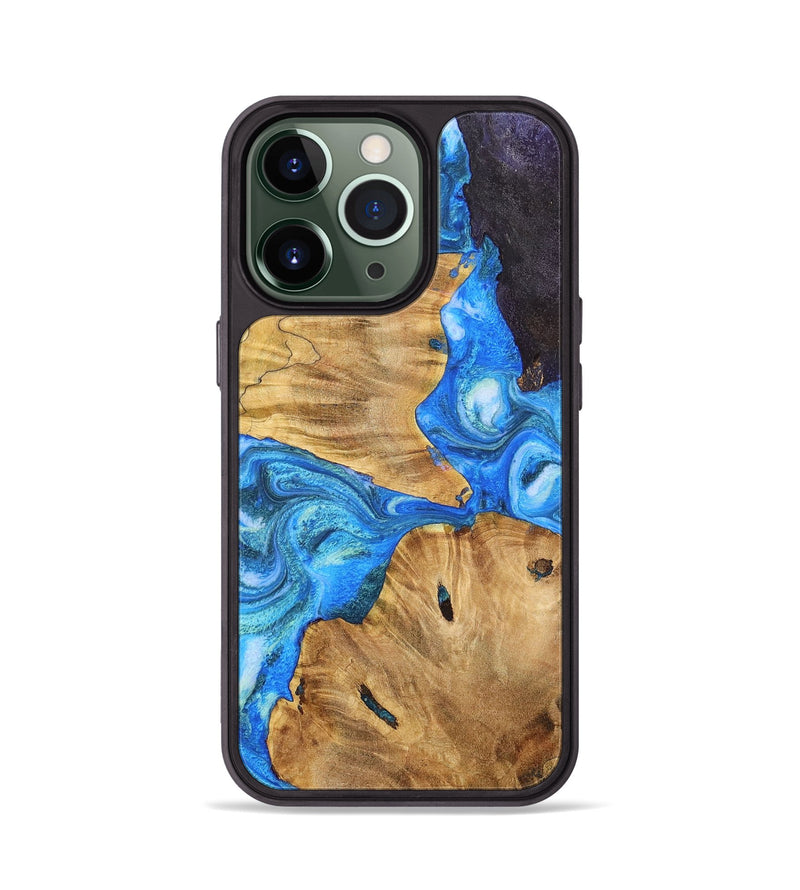 iPhone 13 Pro Wood+Resin Phone Case - Gregory (Mosaic, 698904)