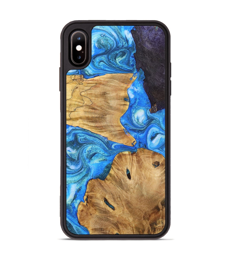 iPhone Xs Max Wood+Resin Phone Case - Gregory (Mosaic, 698904)