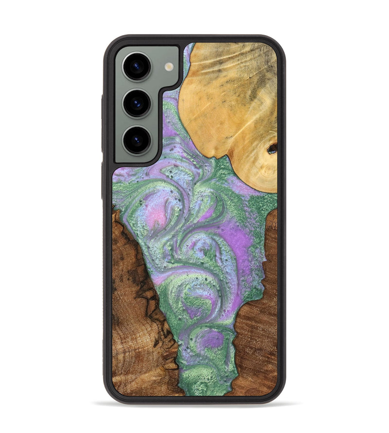 Galaxy S23 Plus Wood+Resin Phone Case - Glen (Mosaic, 698905)