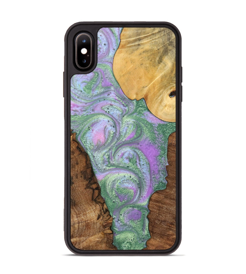iPhone Xs Max Wood+Resin Phone Case - Glen (Mosaic, 698905)