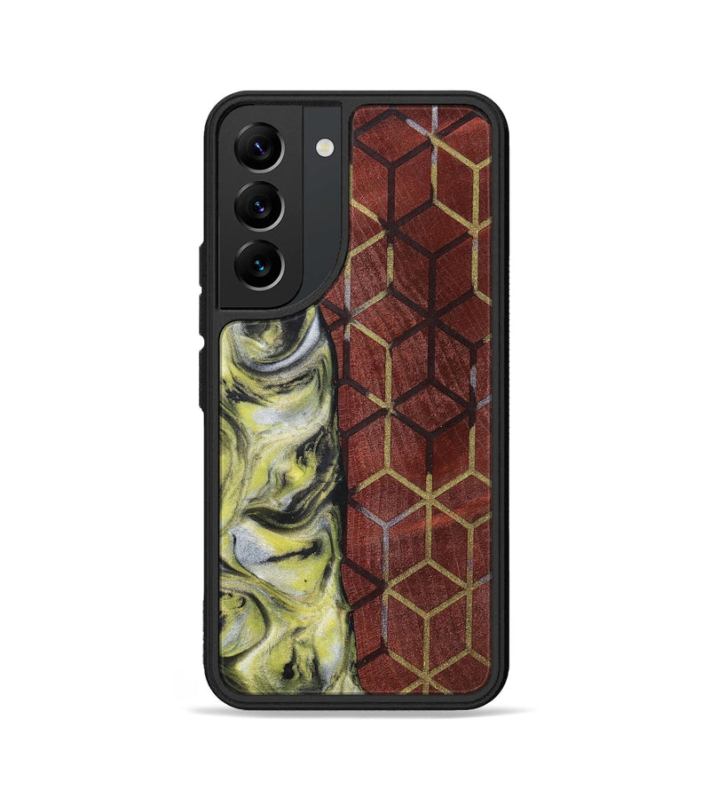 Galaxy S22 Wood+Resin Phone Case - Karter (Pattern, 698932)