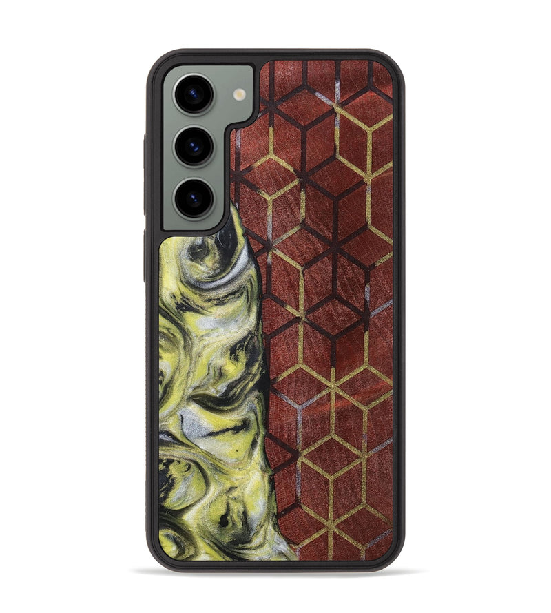 Galaxy S23 Plus Wood+Resin Phone Case - Karter (Pattern, 698932)
