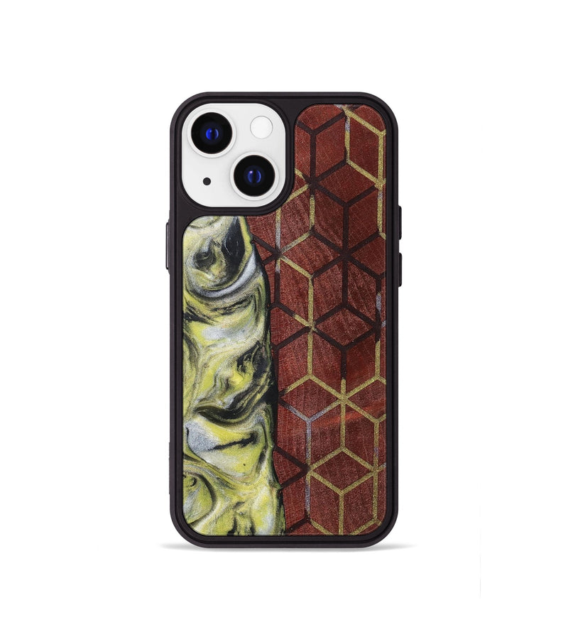 iPhone 13 mini Wood+Resin Phone Case - Karter (Pattern, 698932)