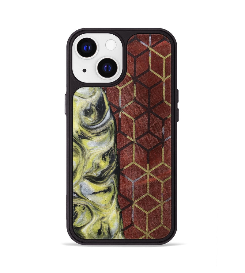 iPhone 13 Wood+Resin Phone Case - Karter (Pattern, 698932)