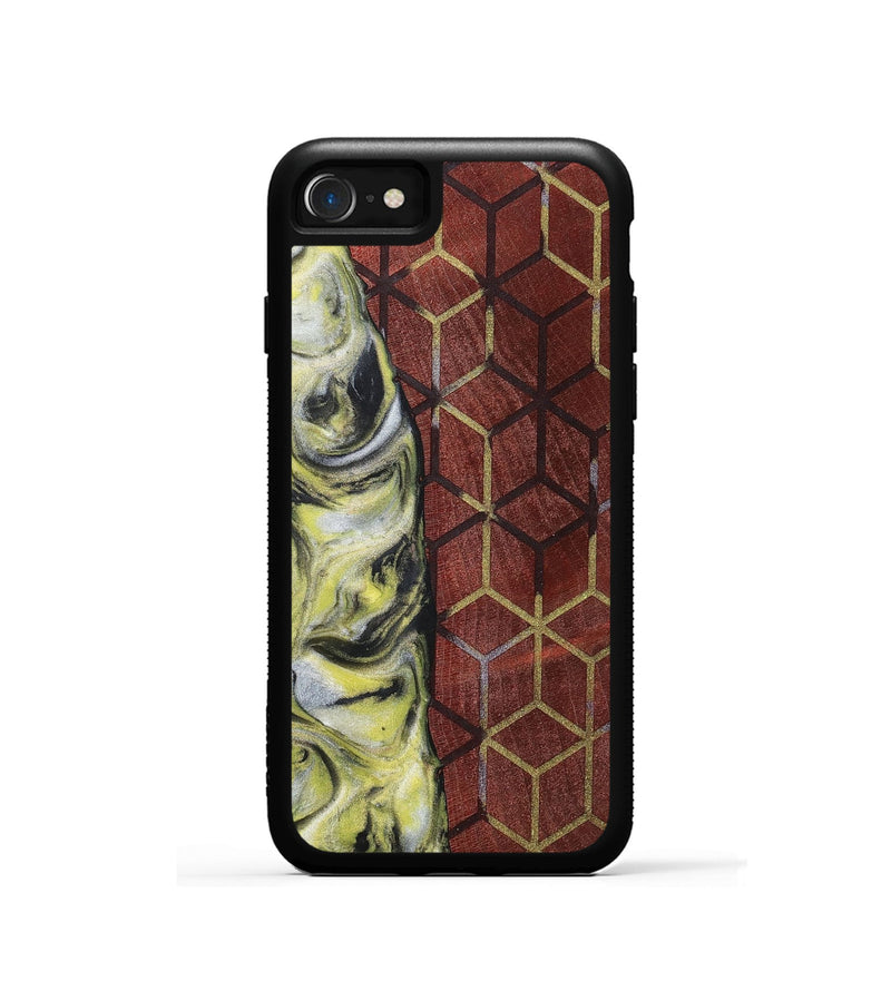 iPhone SE Wood+Resin Phone Case - Karter (Pattern, 698932)