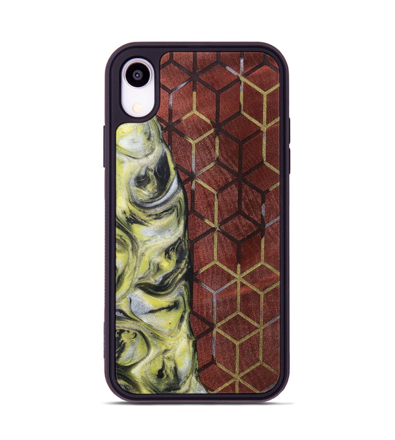 iPhone Xr Wood+Resin Phone Case - Karter (Pattern, 698932)