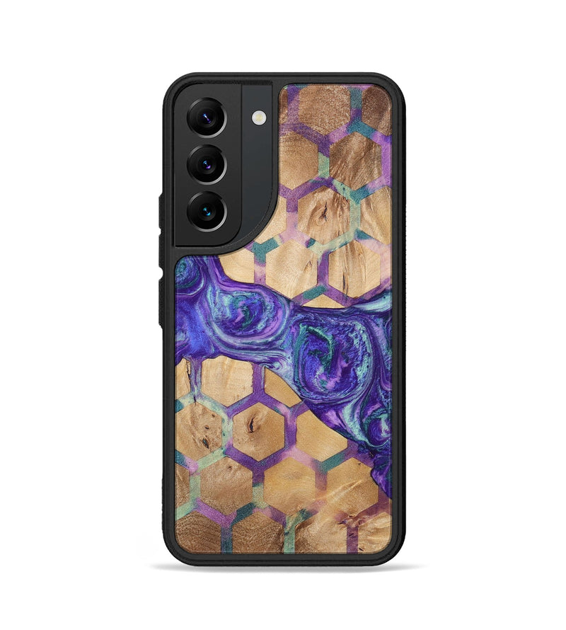 Galaxy S22 Wood+Resin Phone Case - Major (Pattern, 698935)