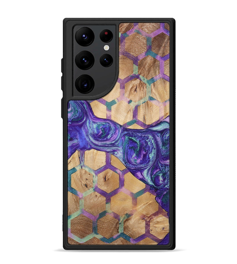 Galaxy S22 Ultra Wood+Resin Phone Case - Major (Pattern, 698935)