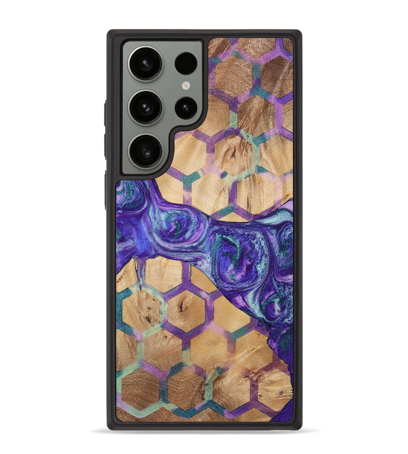 Galaxy S23 Ultra Wood+Resin Phone Case - Major (Pattern, 698935)