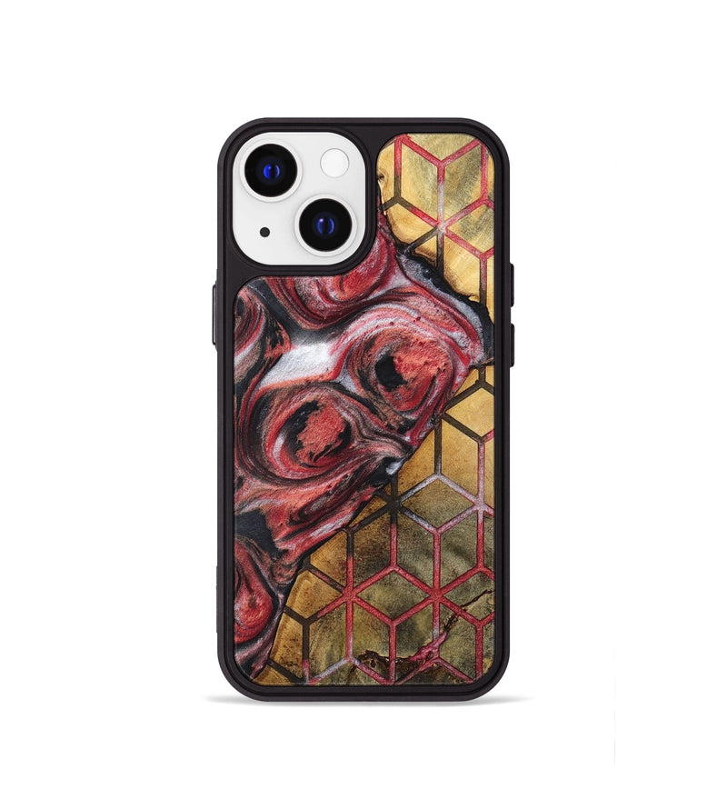 iPhone 13 mini Wood+Resin Phone Case - Isla (Pattern, 698936)