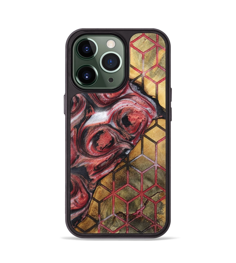 iPhone 13 Pro Wood+Resin Phone Case - Isla (Pattern, 698936)