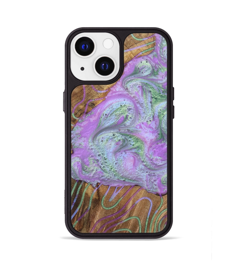 iPhone 13 Wood+Resin Phone Case - Juan (Pattern, 698947)