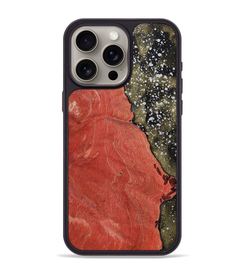 iPhone 15 Pro Max Wood+Resin Phone Case - Savanna (Cosmos, 698966)