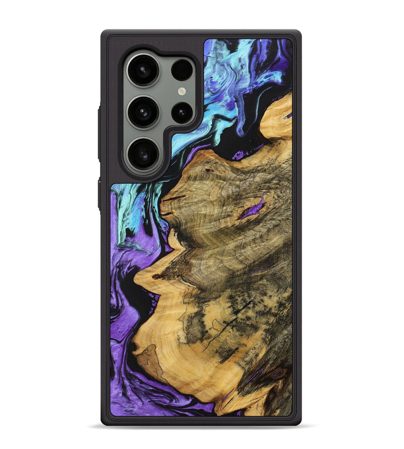 Galaxy S24 Ultra Wood+Resin Phone Case - Ana (Ombre, 699025)