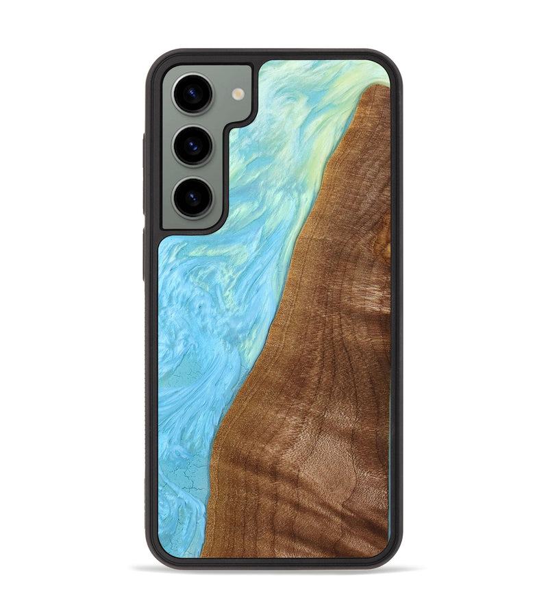 Galaxy S23 Plus Wood+Resin Phone Case - Eduardo (Ombre, 699027)