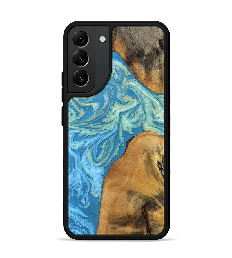 Galaxy S22 Plus Wood+Resin Phone Case - Ryker (Ombre, 699039)