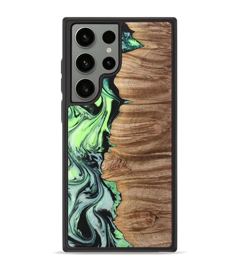 Galaxy S23 Ultra Wood+Resin Phone Case - Alfred (Ombre, 699043)