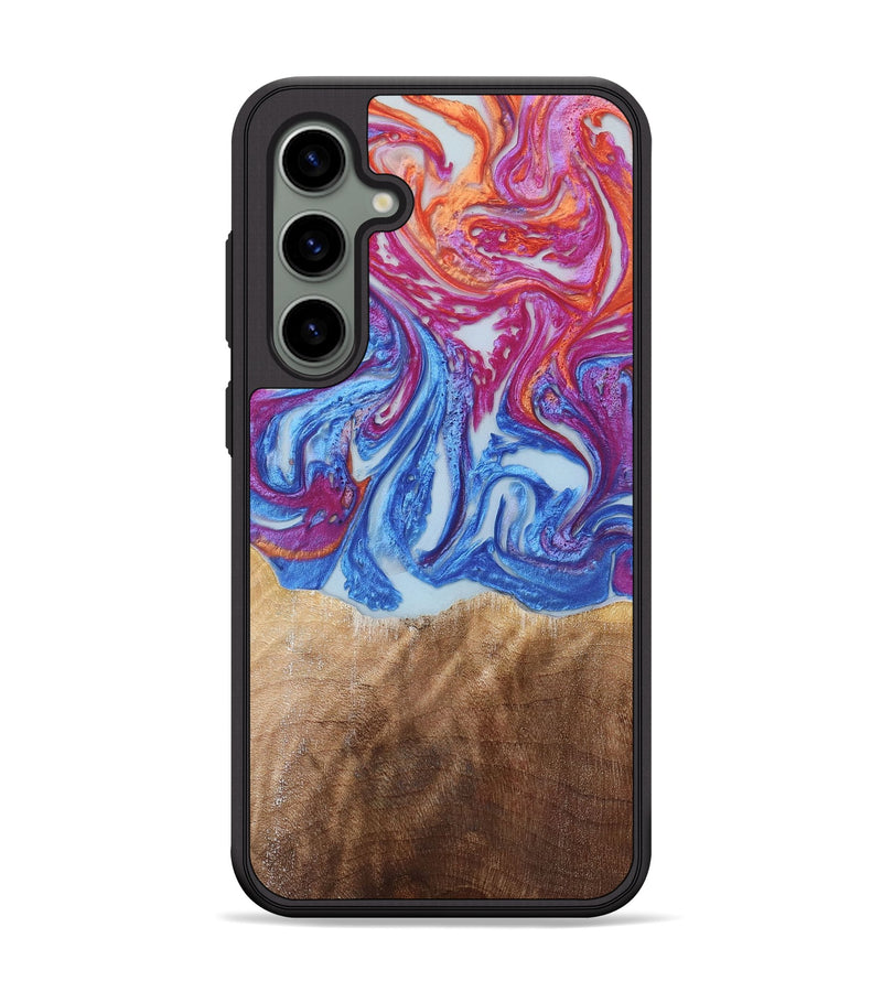 Galaxy S24 Plus Wood+Resin Phone Case - Trey (Ombre, 699046)