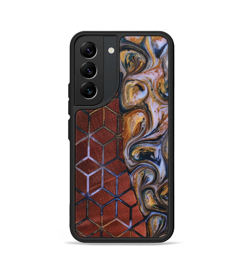 Galaxy S22 Wood+Resin Phone Case - Diego (Pattern, 699050)