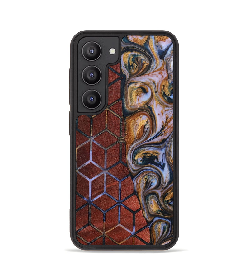 Galaxy S23 Wood+Resin Phone Case - Diego (Pattern, 699050)