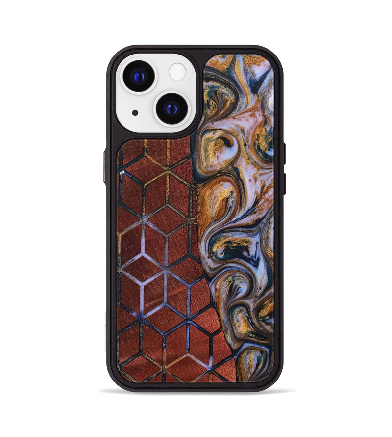 iPhone 13 Wood+Resin Phone Case - Diego (Pattern, 699050)
