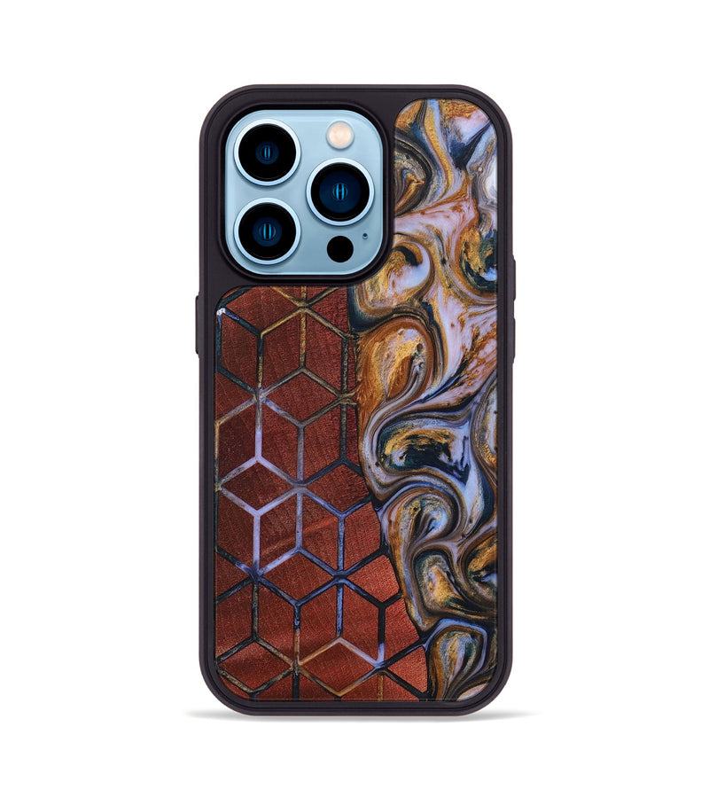 iPhone 14 Pro Wood+Resin Phone Case - Diego (Pattern, 699050)