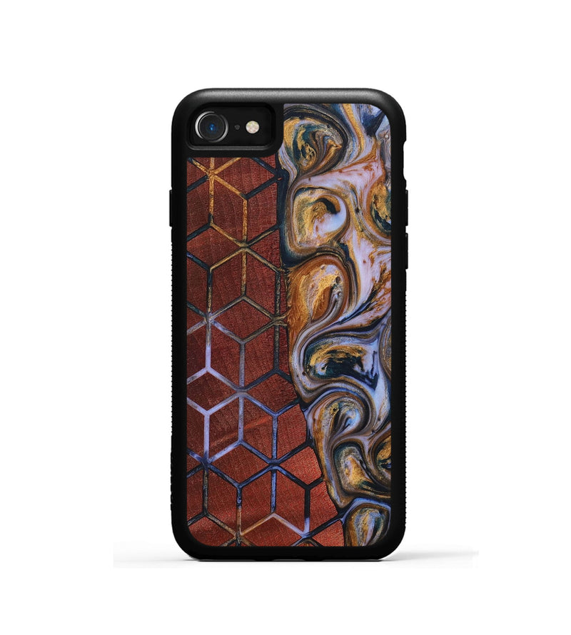iPhone SE Wood+Resin Phone Case - Diego (Pattern, 699050)