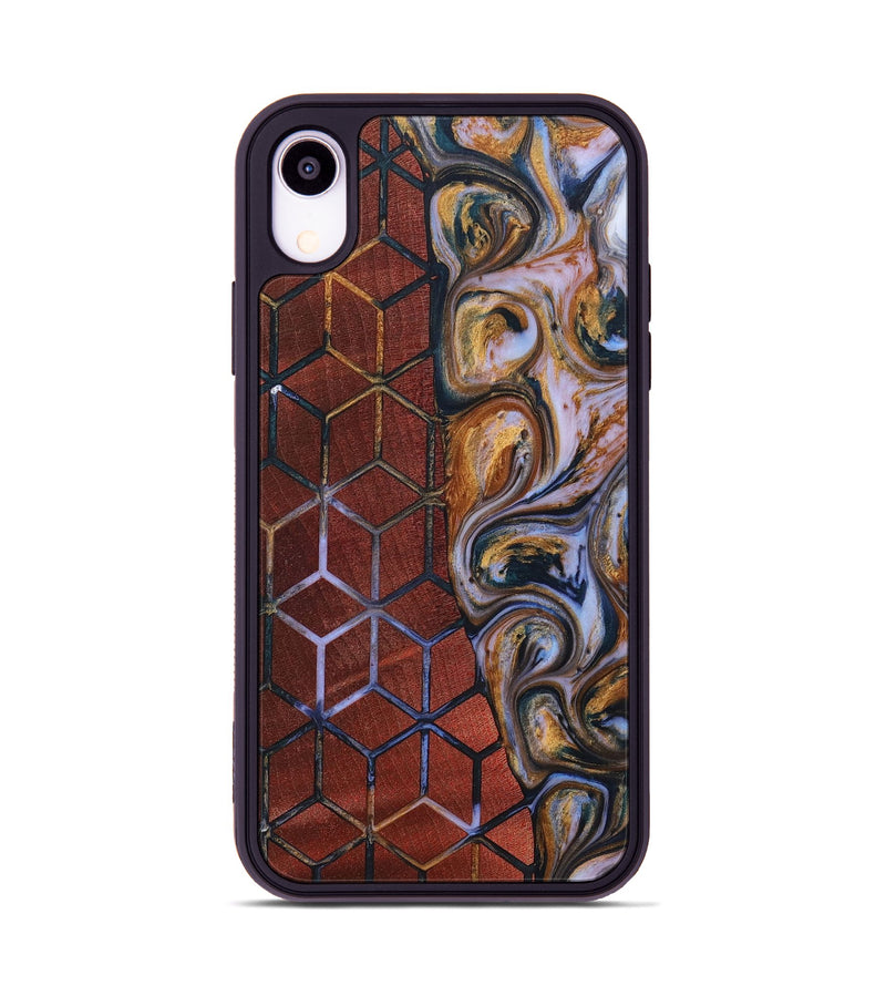 iPhone Xr Wood+Resin Phone Case - Diego (Pattern, 699050)