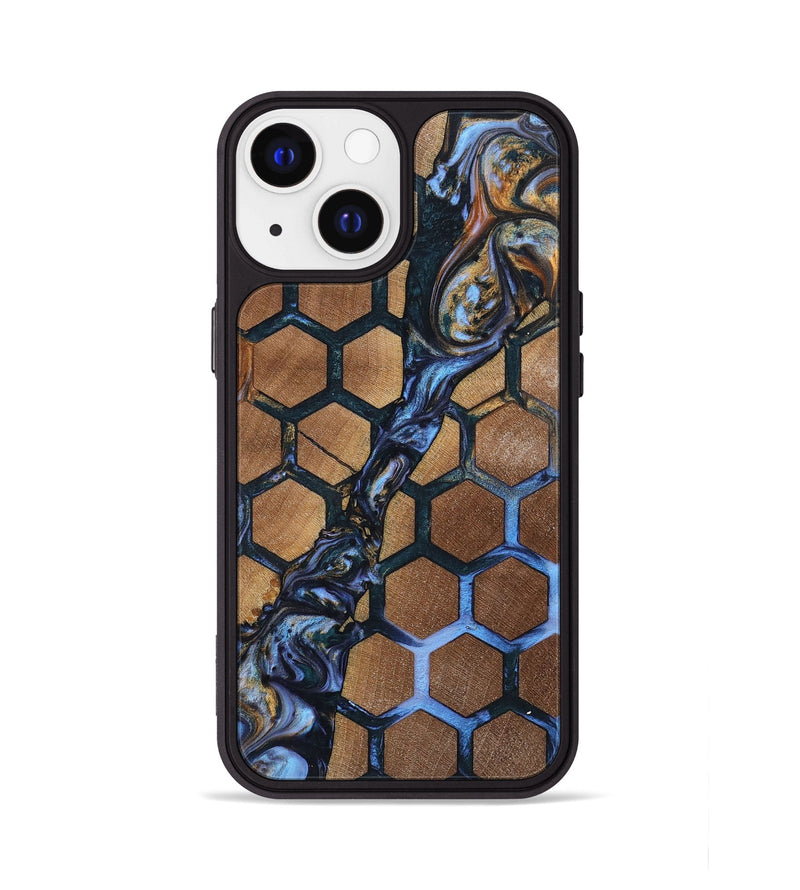 iPhone 13 Wood+Resin Phone Case - Sheryl (Pattern, 699052)
