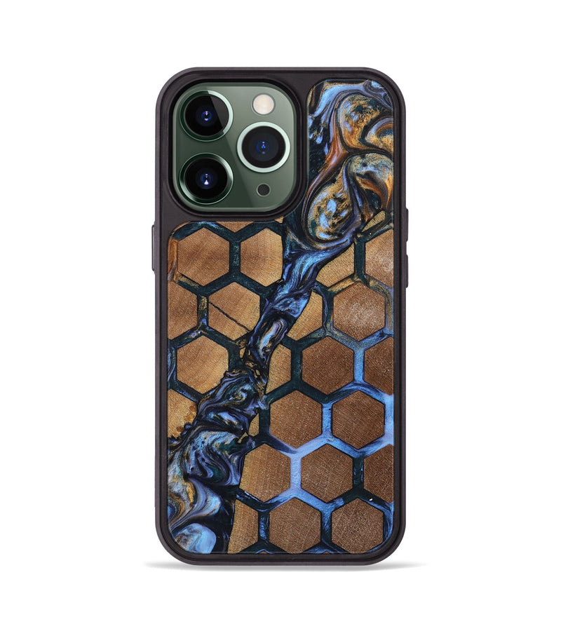 iPhone 13 Pro Wood+Resin Phone Case - Sheryl (Pattern, 699052)