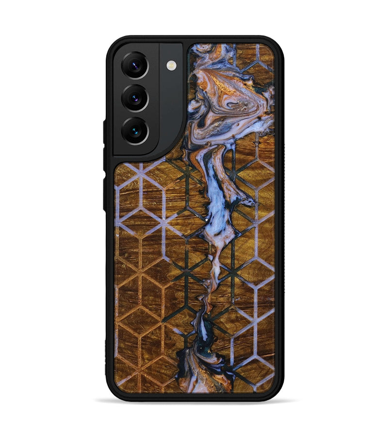 Galaxy S22 Plus Wood+Resin Phone Case - Jordyn (Pattern, 699054)