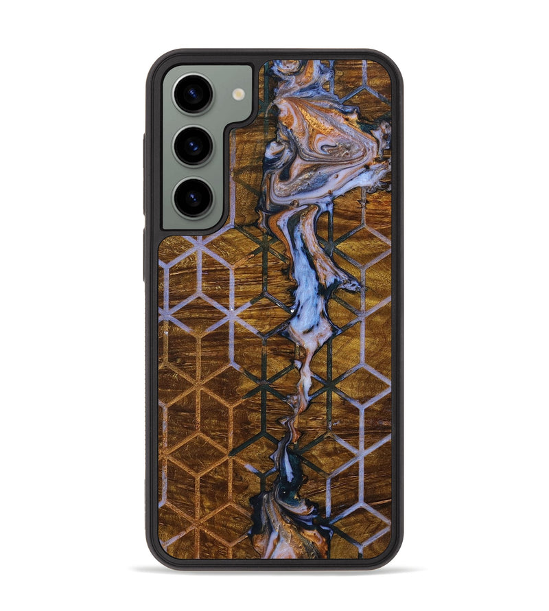 Galaxy S23 Plus Wood+Resin Phone Case - Jordyn (Pattern, 699054)