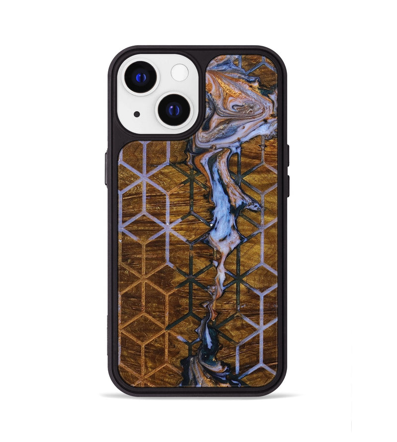 iPhone 13 Wood+Resin Phone Case - Jordyn (Pattern, 699054)