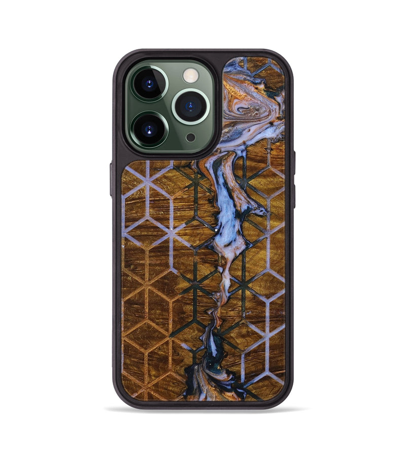 iPhone 13 Pro Wood+Resin Phone Case - Jordyn (Pattern, 699054)
