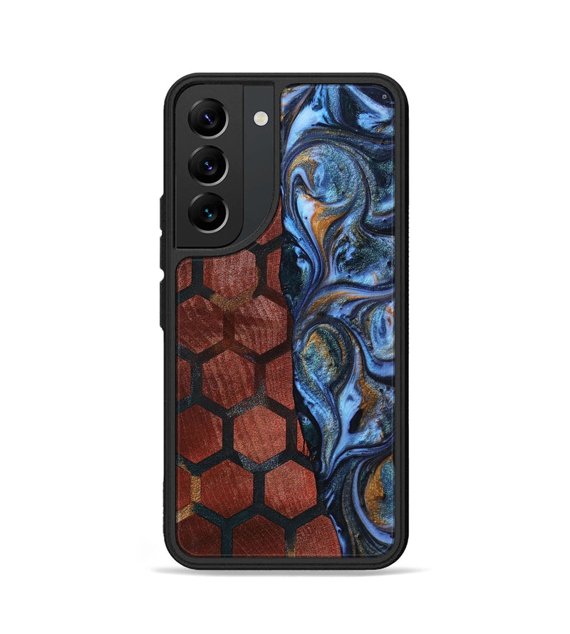 Galaxy S22 Wood+Resin Phone Case - Mitchell (Pattern, 699056)