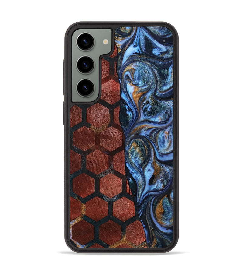 Galaxy S23 Plus Wood+Resin Phone Case - Mitchell (Pattern, 699056)
