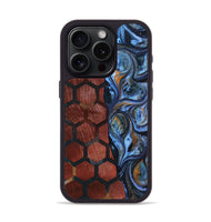 iPhone 15 Pro Wood+Resin Phone Case - Mitchell (Pattern, 699056)