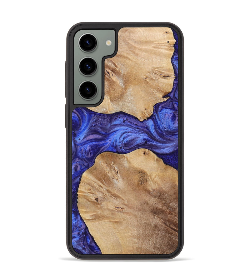 Galaxy S23 Plus Wood+Resin Phone Case - Dean (Purple, 699092)