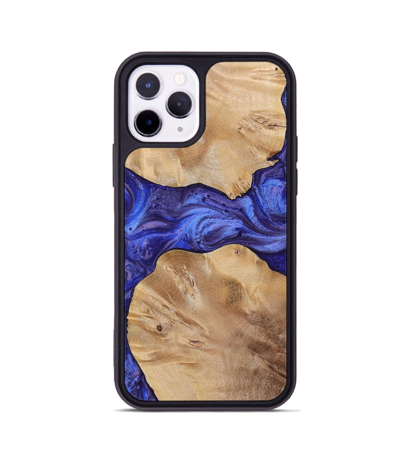 iPhone 11 Pro Wood+Resin Phone Case - Dean (Purple, 699092)