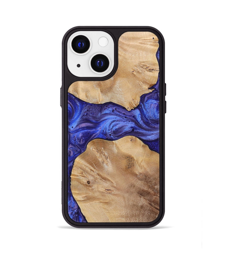 iPhone 13 Wood+Resin Phone Case - Dean (Purple, 699092)