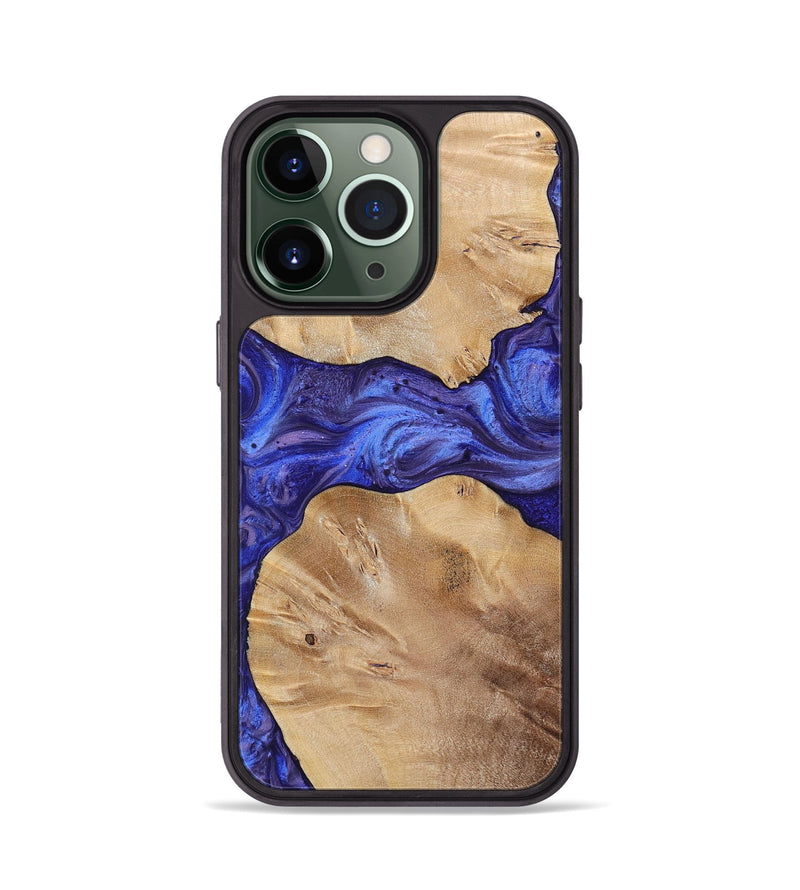 iPhone 13 Pro Wood+Resin Phone Case - Dean (Purple, 699092)
