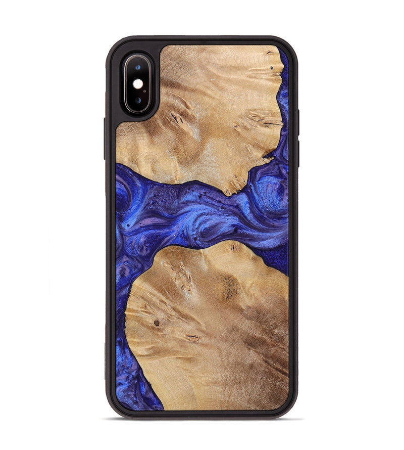 iPhone Xs Max Wood+Resin Phone Case - Dean (Purple, 699092)