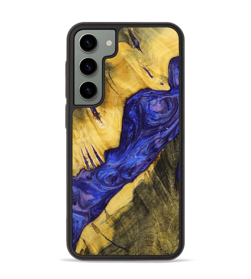 Galaxy S23 Plus Wood+Resin Phone Case - Janice (Purple, 699096)
